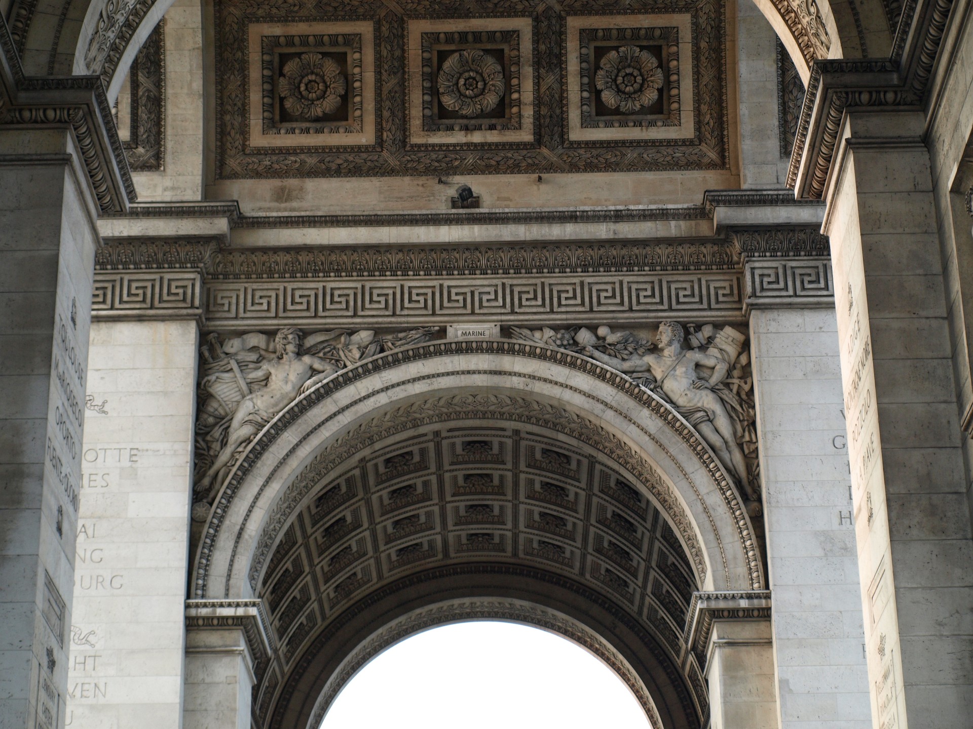 Martial Archway Bas Reliefs